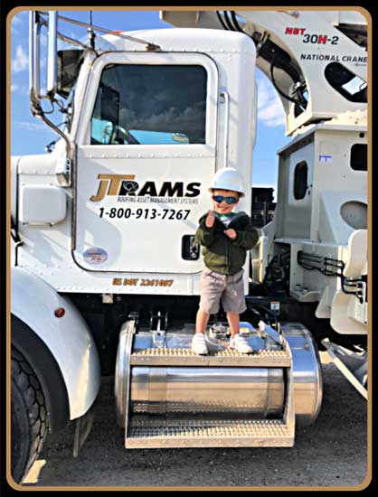 Boy on JT Rams Truck